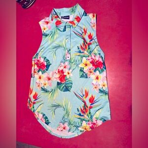 Bad Birdie Hawaiian Polo Shirt